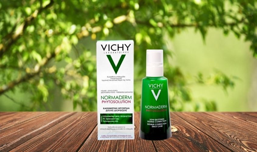Gel sữa giảm mụn và che khuyết điểm cho da mụn Vichy Normaderm Phytosolution 50 ml