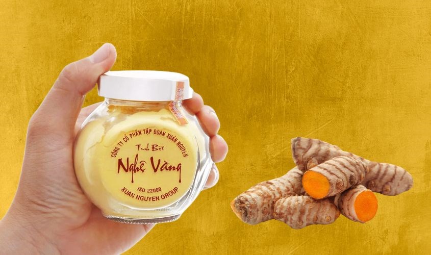 Tinh bột nghệ vàng Xuân Nguyên hũ 75g (từ 7 tuổi)