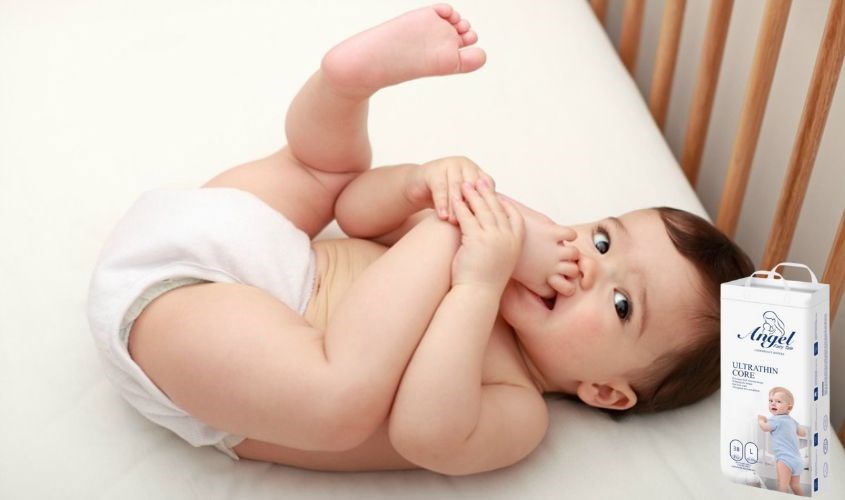 Chất liệu bỉm 100% sợi bông không dệt nhập khẩu từ Nhật Bản