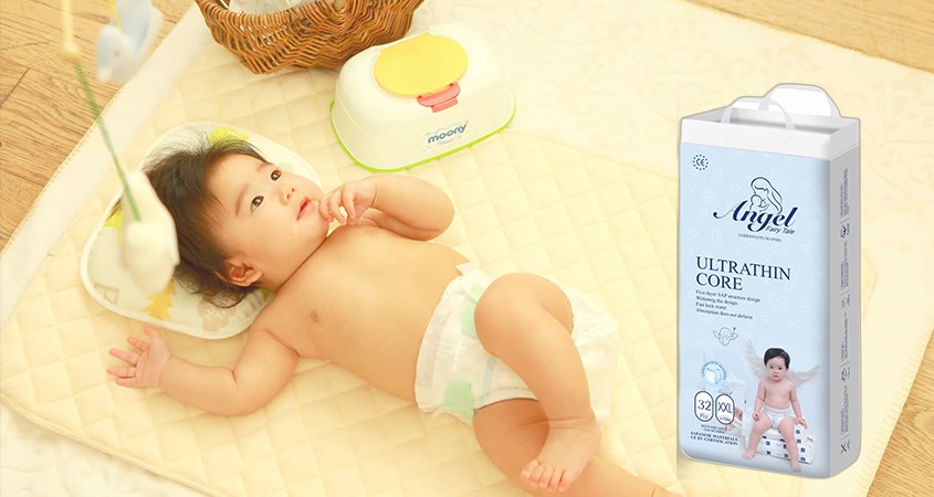 Bỉm Angel màu xanh thấm hút cực đỉnh