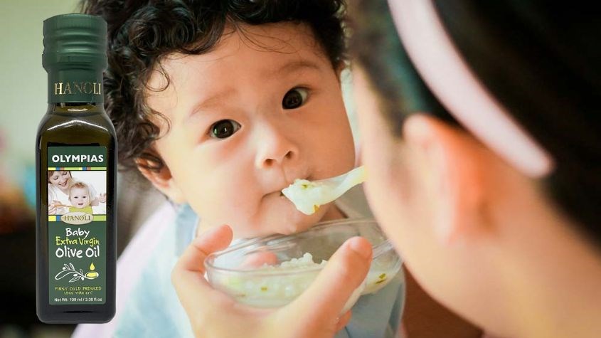 Dầu ô liu nguyên chất dành cho bé Olympias