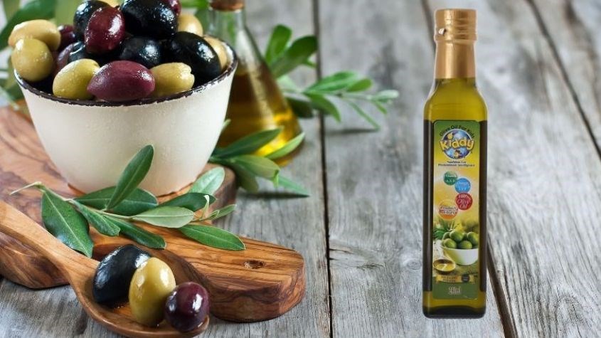 Dầu olive Kiddy ăn dặm cho bé chai 250 ml