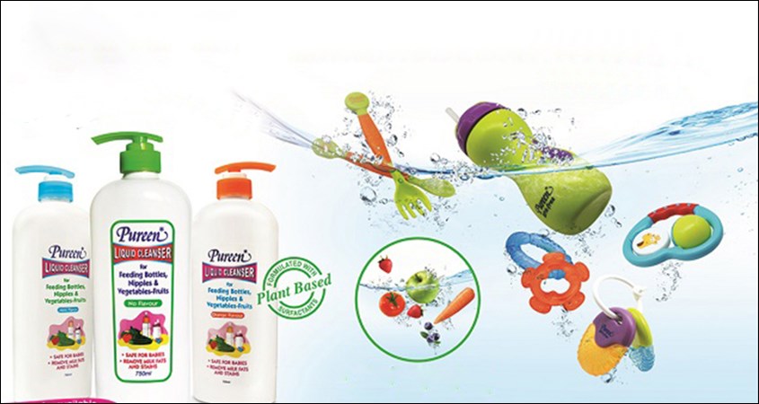 Công dụng nước rửa bình Pureen