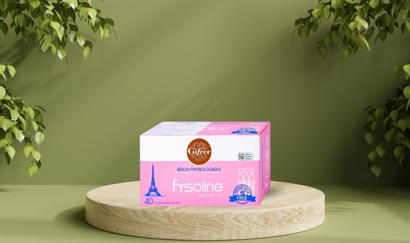 Nước muối sinh lý vệ sinh mắt mũi Fysoline 5 ml (Hộp 40 ống) Nước muối sinh lý vệ sinh mắt mũi Fysoline 5 ml (Hộp 40 ống)