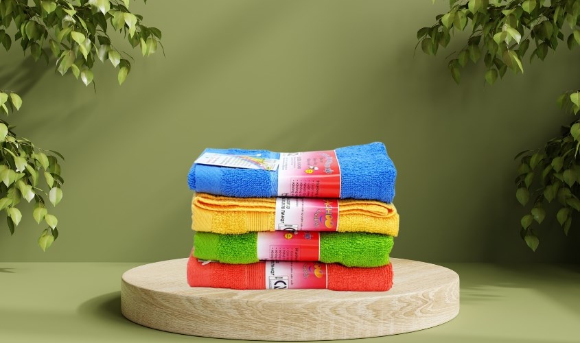 Khăn mặt cotton KACHOOBABY 30x50 cm - Màu ngẫu nhiên Khăn mặt cotton KACHOOBABY 30x50 cm - Màu ngẫu nhiên