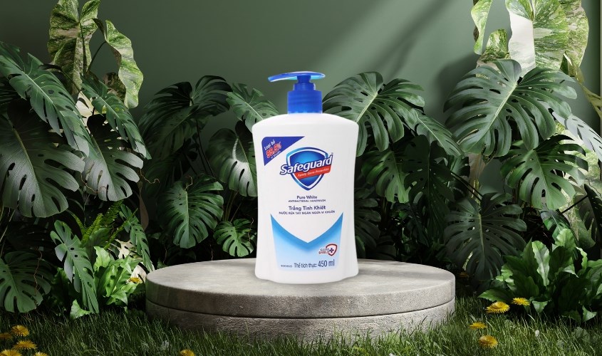 Nước rửa tay Safeguard hương tươi mát chai 450 ml Nước rửa tay Safeguard hương tươi mát chai 450 ml