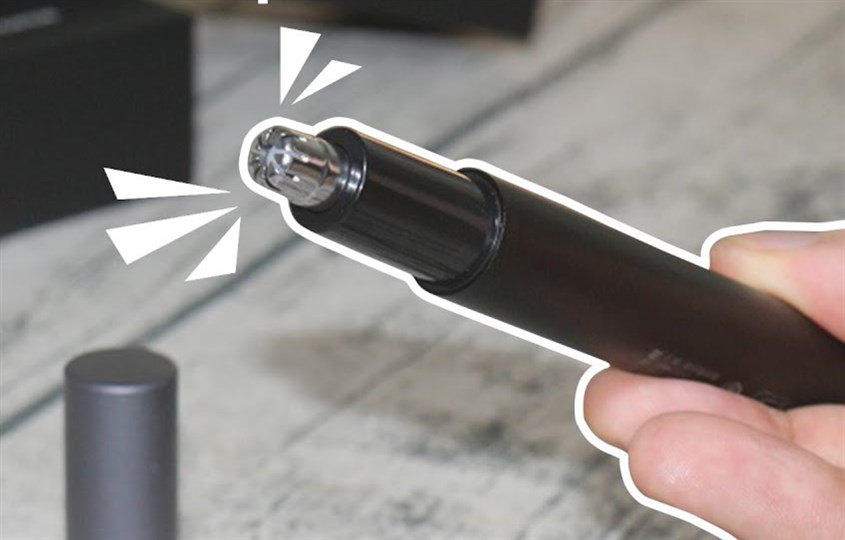 Máy tỉa lông mũi giúp bạn tiết kiệm thời gian vệ sinh