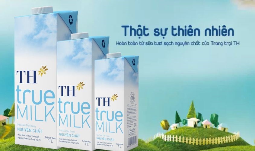 Sữa tươi tiệt trùng TH true MILK không đường 1 lít (từ 1 tuổi) Sữa tươi tiệt trùng TH true MILK không đường 1 lít (từ 1 tuổi)