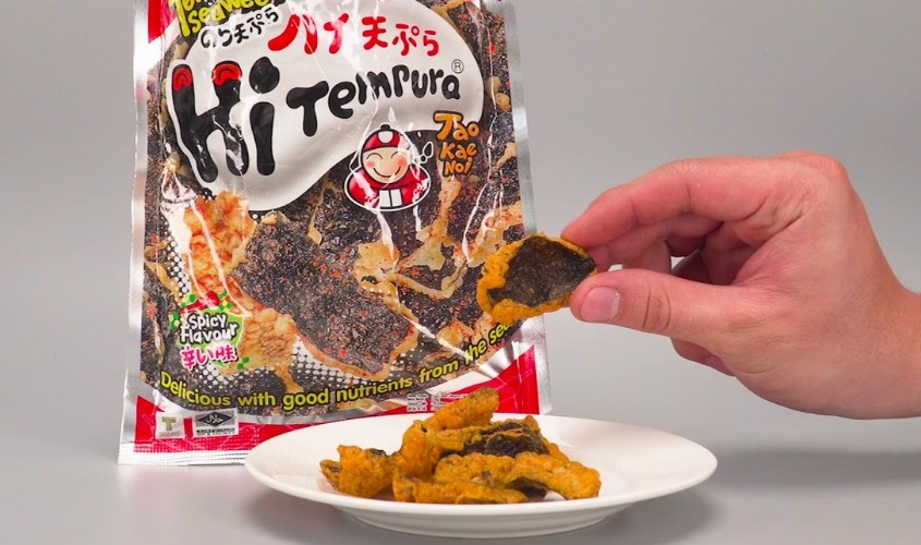 Snack rong biển vị truyền thống Tao Kae Noi Tempura 25g (từ 2 tuổi)