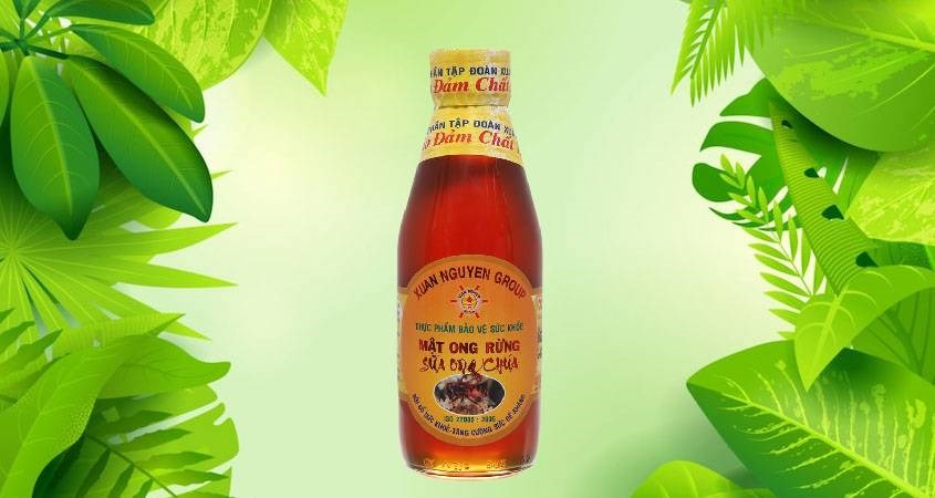 Mật ong rừng nguyên chất pha sữa ong chúa Xuân Nguyên 200 ml