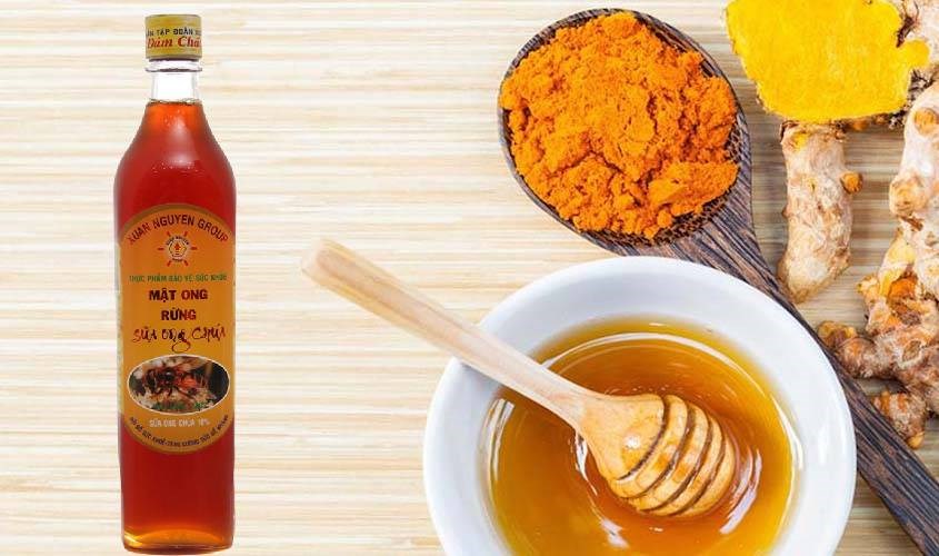 Mật ong rừng nguyên chất pha sữa ong chúa Xuân Nguyên 500 ml