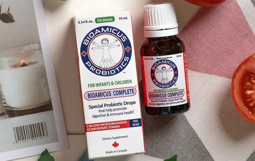 Siro BioAmicus Complete hỗ trợ cải thiện hệ vi sinh đường ruột 10 ml (từ 0 tháng)