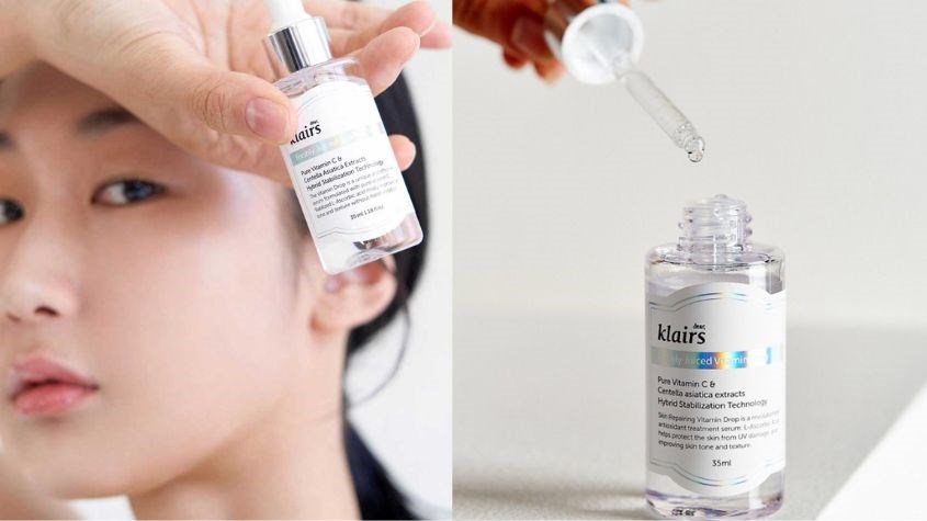 Tinh chất dưỡng trắng mờ thâm Vitamin C Klairs Freshly Juiced Vitamin 35 ml