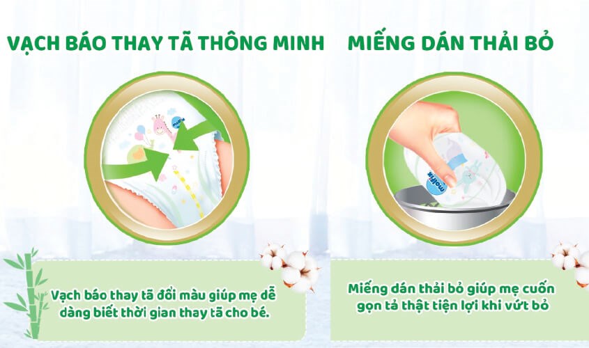 Vạch báo thay tã thông minh