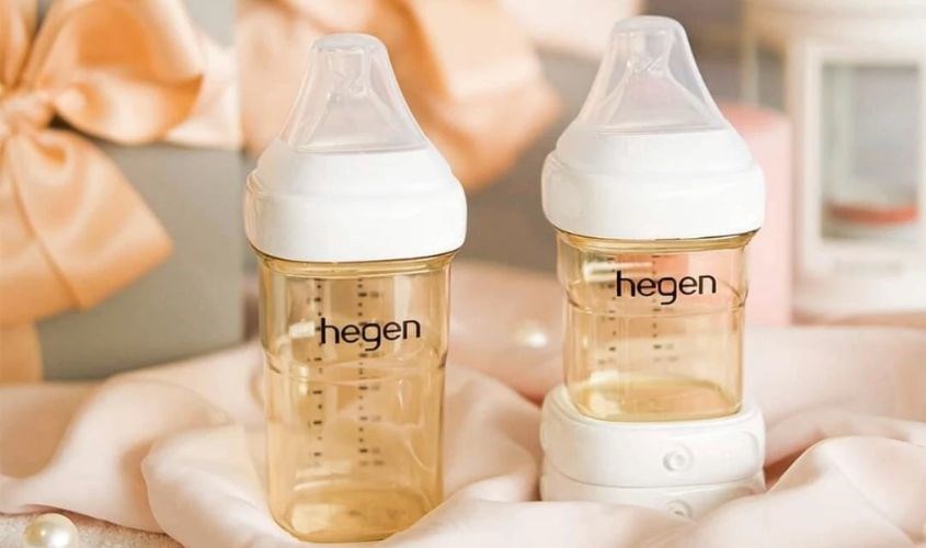 Bình Hegen được thiết kế với cổ bình rộng hơn thân giúp dễ dàng vệ sinh