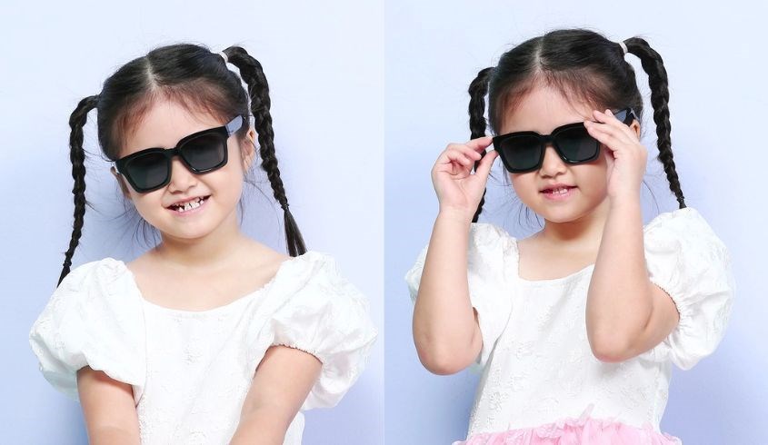 Mắt kính thời trang Trẻ em Kitten T1656-C13