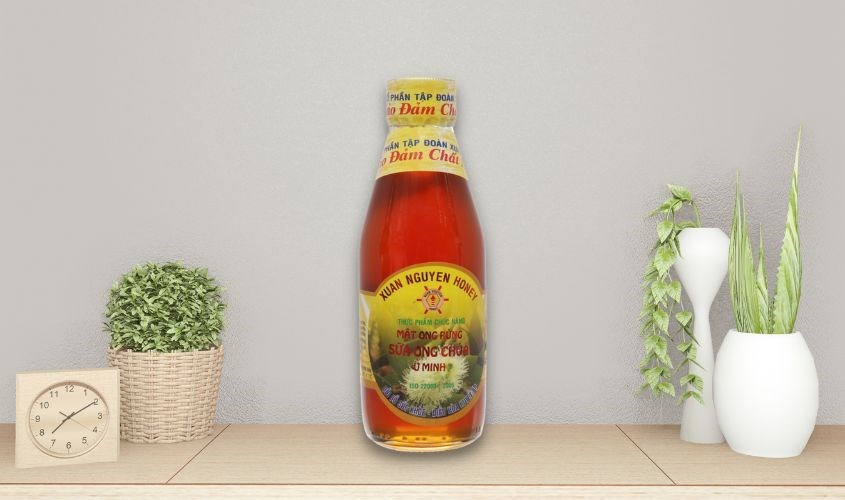 Mật ong rừng nguyên chất pha sữa ong chúa U Minh Xuân Nguyên 200 ml 