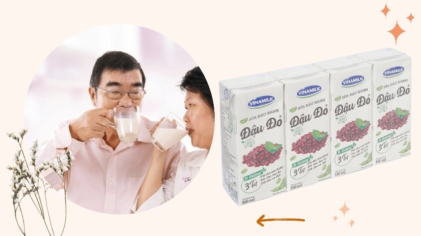 Thùng 48 hộp sữa đậu nành đậu đỏ Vinamilk 180 ml