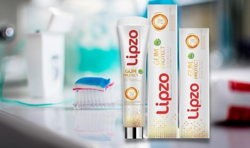 Kem đánh răng từ 6 tuổi Lipzo Herb Gum Protect hương thảo dược thơm mát 95g