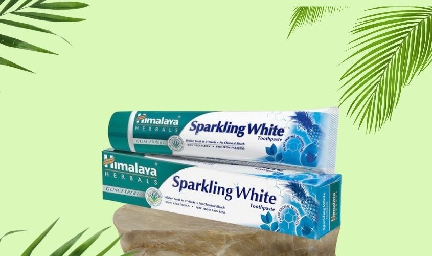  Kem đánh răng Himalaya Sparkling White