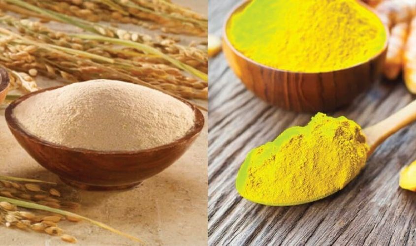 Mặt nạ nghệ cám gạo có thể hỗ trợ làm mờ nám