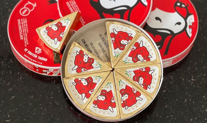 Phô mai Con Bò Cười hộp 112g (8 miếng)