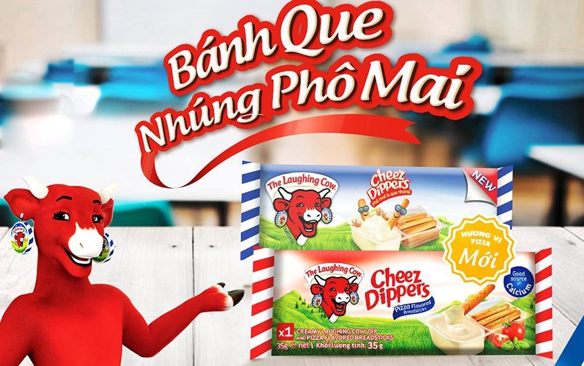 Thưởng thức Cheez Dippers chỉ với 3 bước: xé, chấm phô mai và ăn