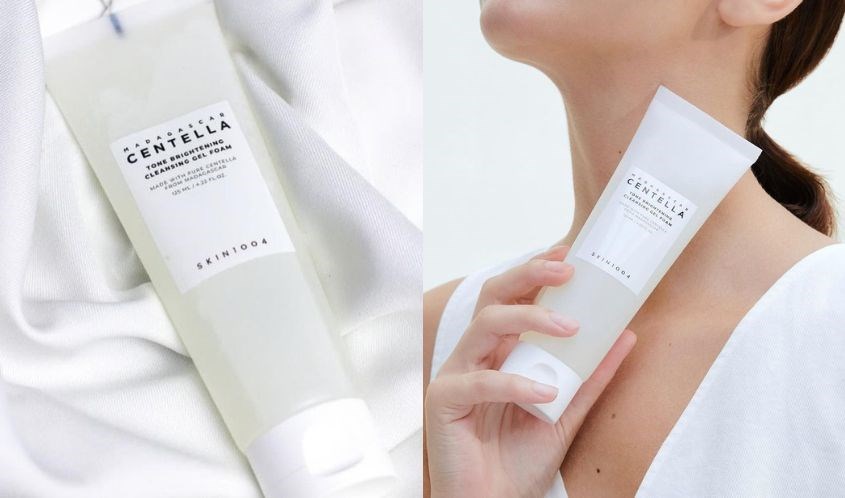 Gel rửa mặt dưỡng sáng da Skin1004 Madagascar Centella Tone Brightening Cleansing Gel Foam 125 ml với độ pH có tính axit yếu