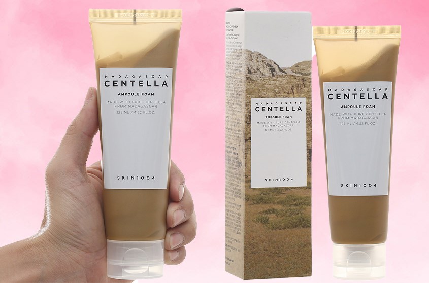 Sữa rửa mặt chiết xuất Rau Má Skin1004 Madagascar Centella Ampoule Foam 125 ml
