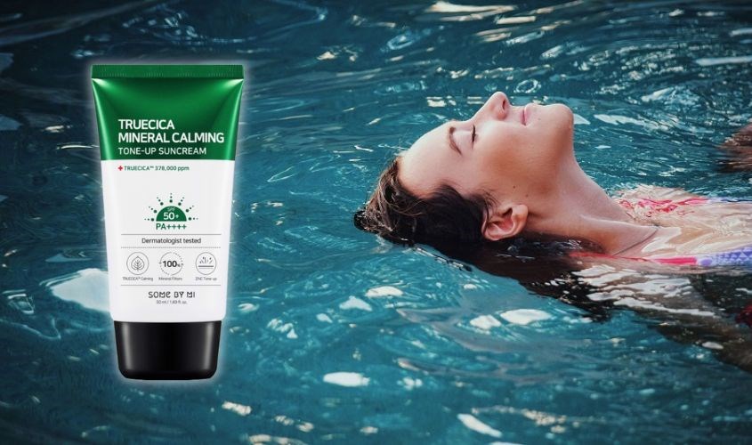 Kem chống nắng Some By Mi có khả năng chống nước tốt