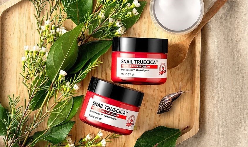 Kem dưỡng ẩm phục hồi da chiết xuất Ốc Sên Some By Mi Truecica Miracle Repair