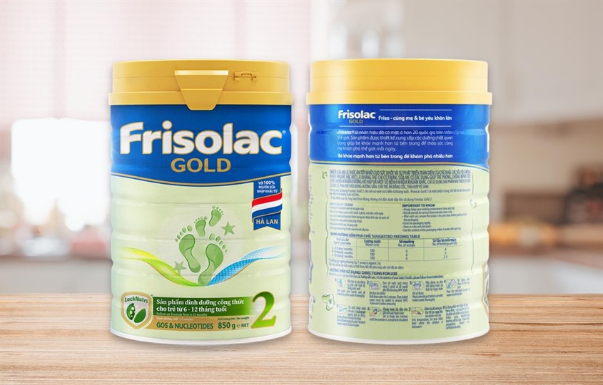 Thành phần của sữa Frisolac Gold 2