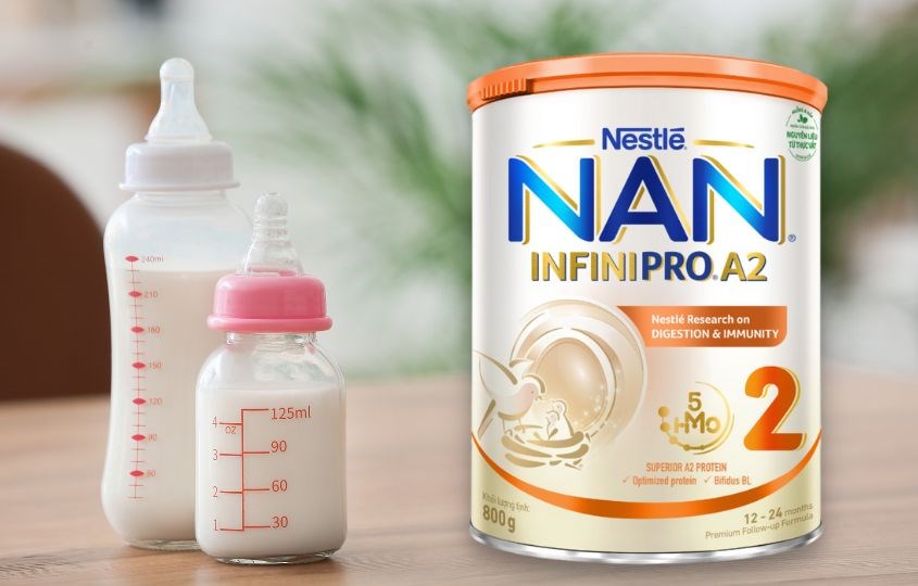 Sữa bột Nestlé NAN InfiniPro A2 số 2 800g