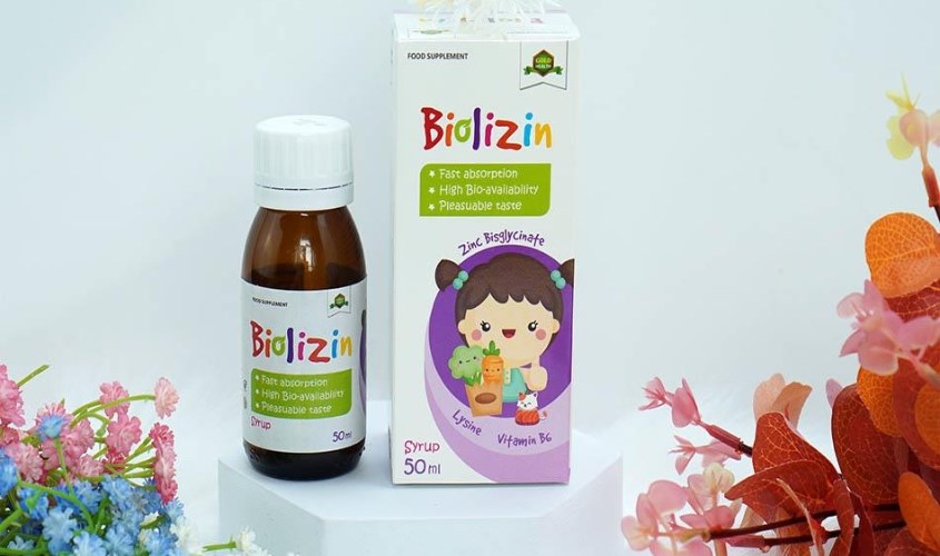 Siro Biolizin tăng cường sức đề kháng 50 ml (từ 3 tháng)