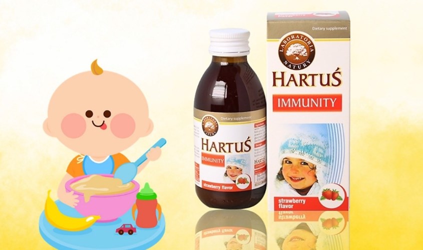 Siro Hartus Immunity hỗ trợ tăng đề kháng 150 ml (từ 4 tháng)