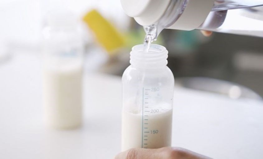 chú ý nước pha sữa