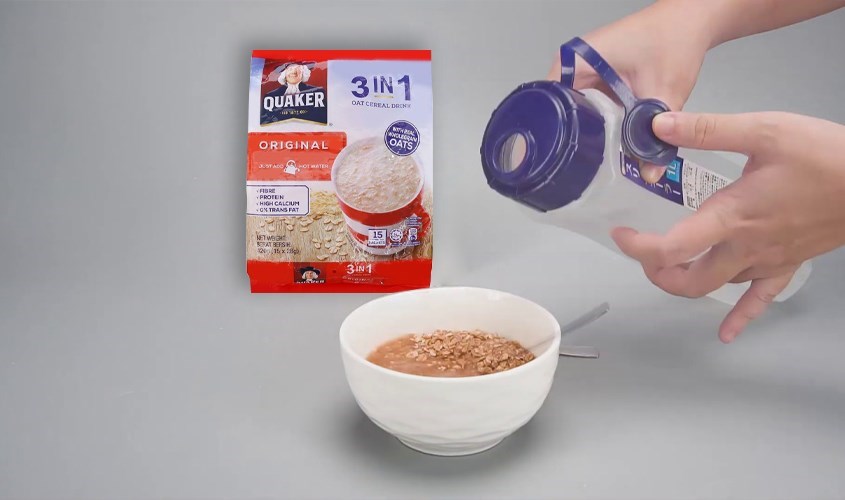 Yến mạch nguyên chất cán mỏng vị truyền thống Quaker 420g