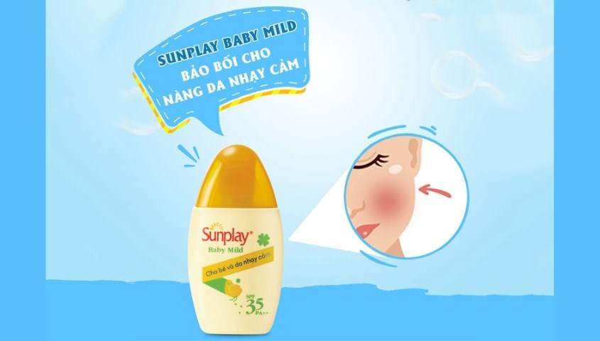 Sữa chống nắng Sunplay Baby Mild SPF35/Pa++