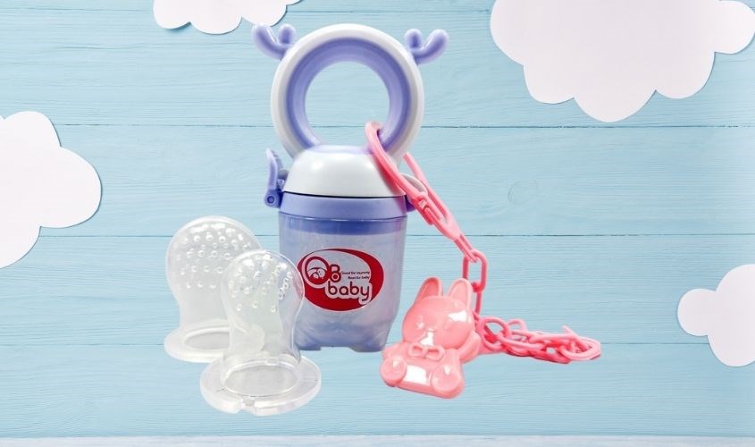 Túi nhai chống hóc GB Baby làm từ silicone an toàn