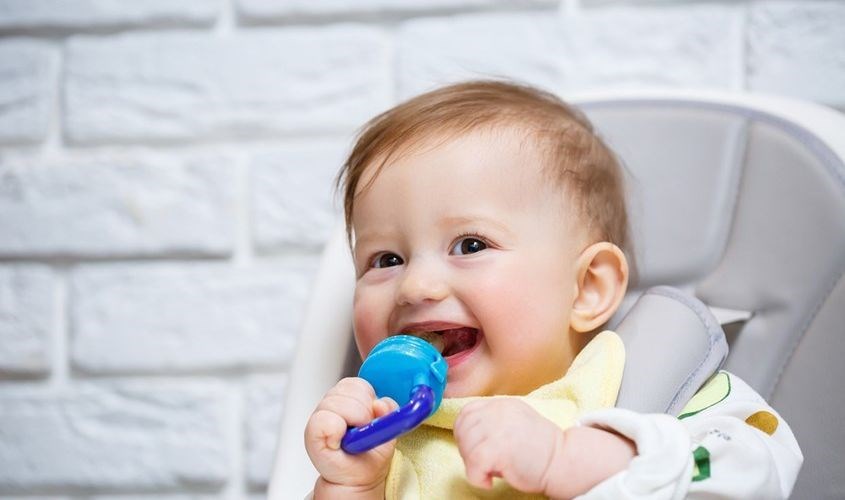 Túi nhai ăn dặm là món đồ chơi làm bé cảm thấy thích thú