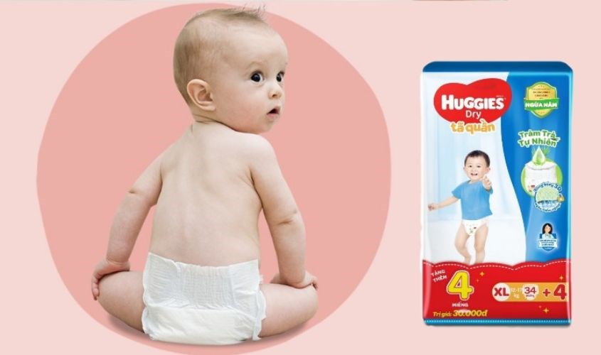 Tã quần Huggies size XL 38 miếng (12 - 17 kg)