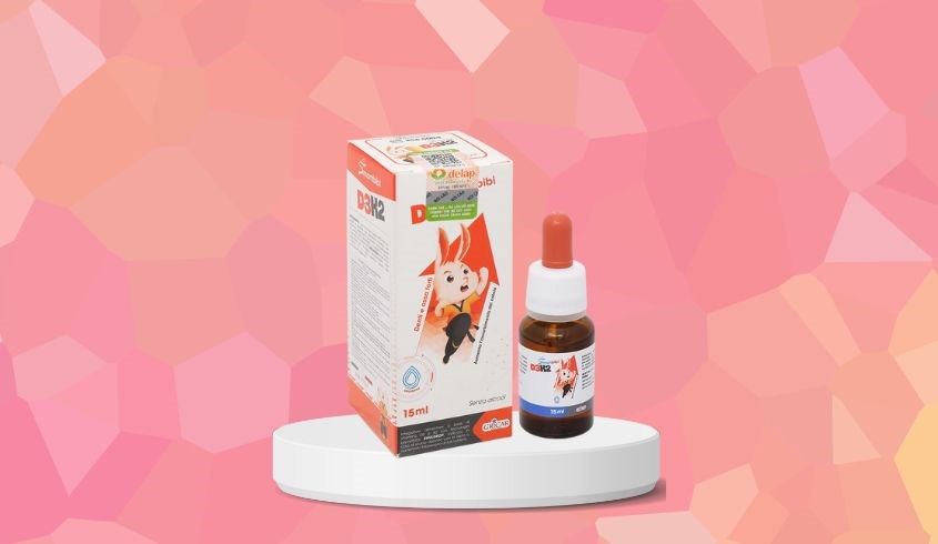 Siro Smartbibi D3K2 hỗ trợ hấp thu canxi 15 ml (từ 0 tháng)