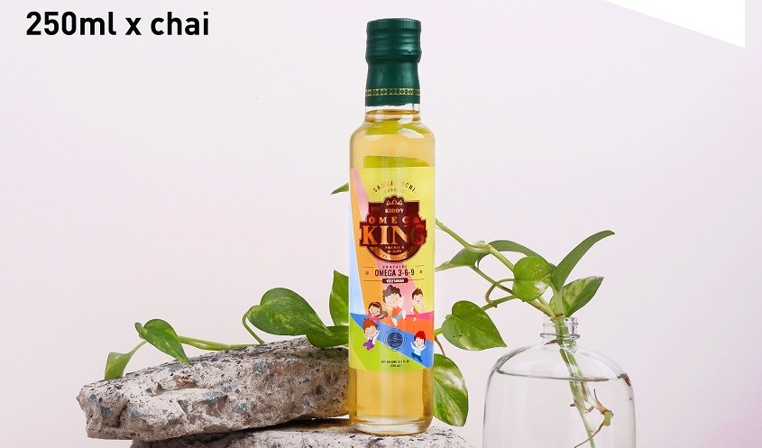 Dầu Sacha inchi Kiddy ăn dặm cho bé chai 250 ml