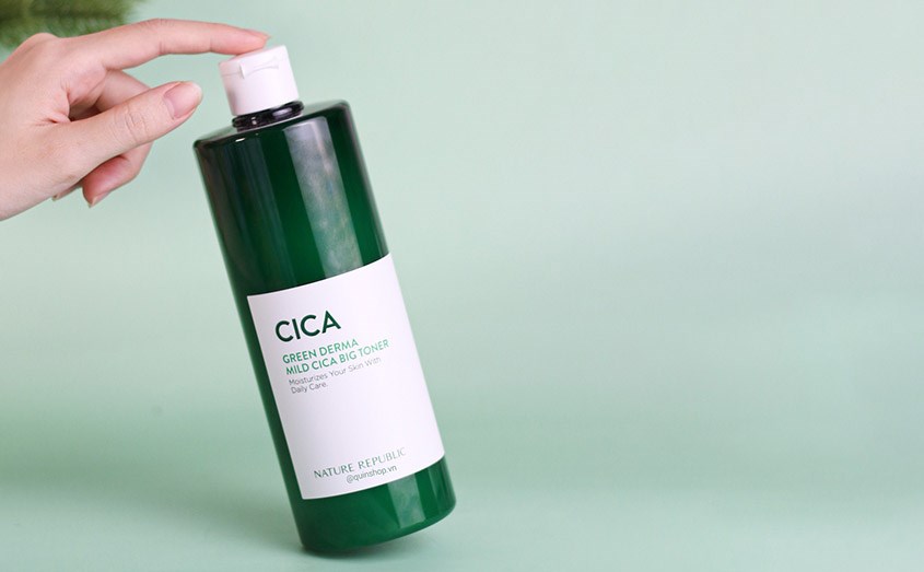 Toner Nature Republic Green Derma chiết xuất Rau Má và Keo Ong 500 ml