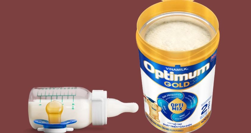 Sữa Optimum Gold rất dễ hòa tan