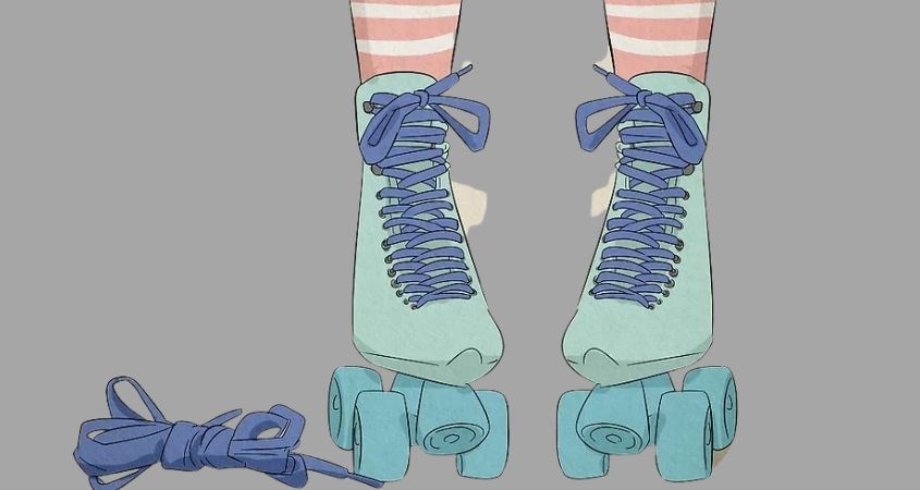  Thắt dây ở giữa giày theo chiều dọc để giảm đau vòm lòng bàn chân