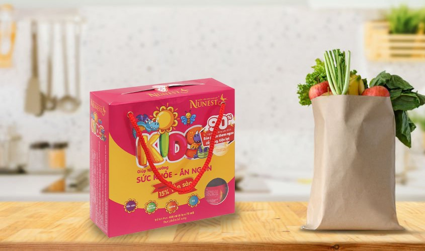 Lốc 6 hũ nước yến sào Nunest Kid 70 ml