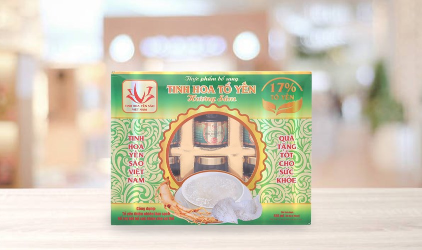Hộp 6 hũ nước yến sào hương sâm Tinh Hoa 70 ml