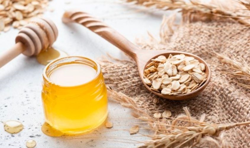 Mặt nạ yến mạch mật ong giúp tẩy tế bào chết cho da