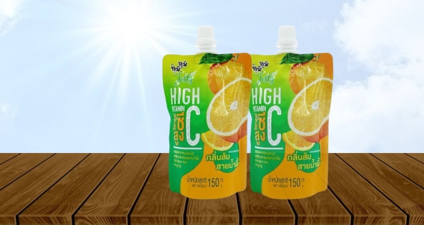 Nước ép trái cây Jelly Gumi Gumi vị cam túi 150g